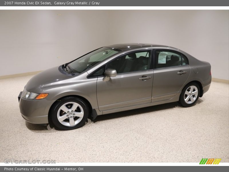 Galaxy Gray Metallic / Gray 2007 Honda Civic EX Sedan