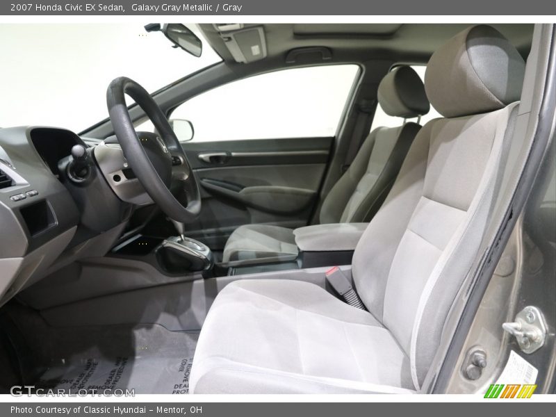 Galaxy Gray Metallic / Gray 2007 Honda Civic EX Sedan