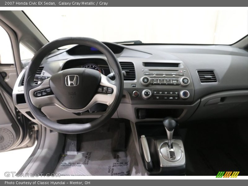 Galaxy Gray Metallic / Gray 2007 Honda Civic EX Sedan