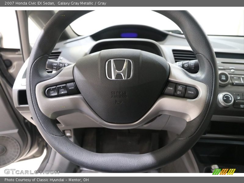 Galaxy Gray Metallic / Gray 2007 Honda Civic EX Sedan