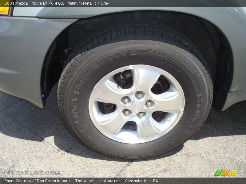 Platinum Metallic / Gray 2001 Mazda Tribute LX V6 4WD