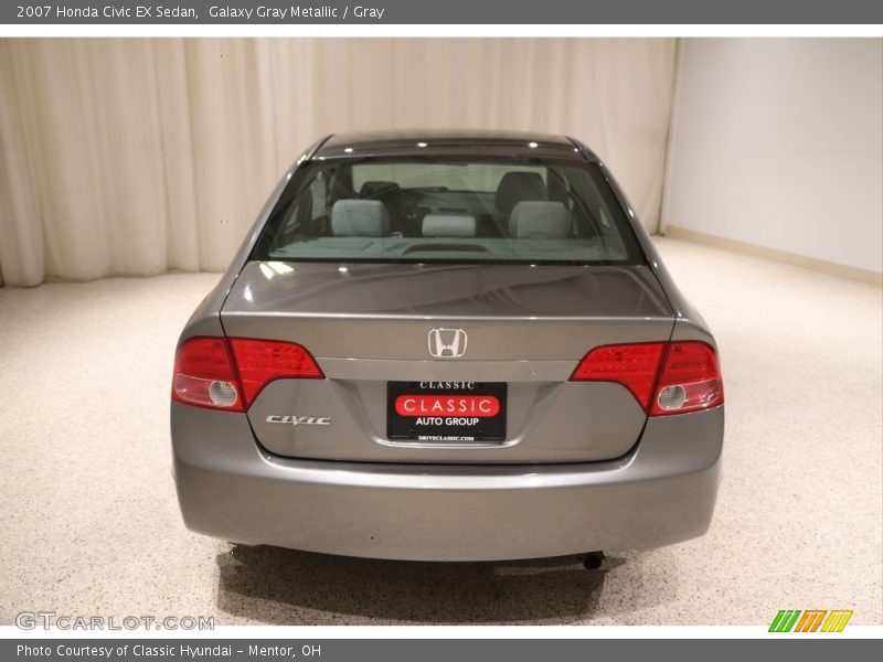 Galaxy Gray Metallic / Gray 2007 Honda Civic EX Sedan