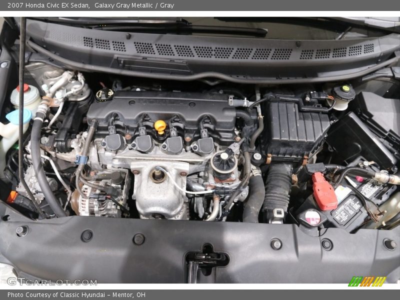 Galaxy Gray Metallic / Gray 2007 Honda Civic EX Sedan