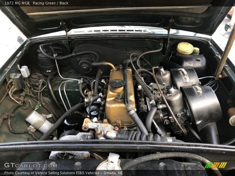  1972 MGB  Engine - 1.8 Liter OHV 8-Valve 4 Cylinder
