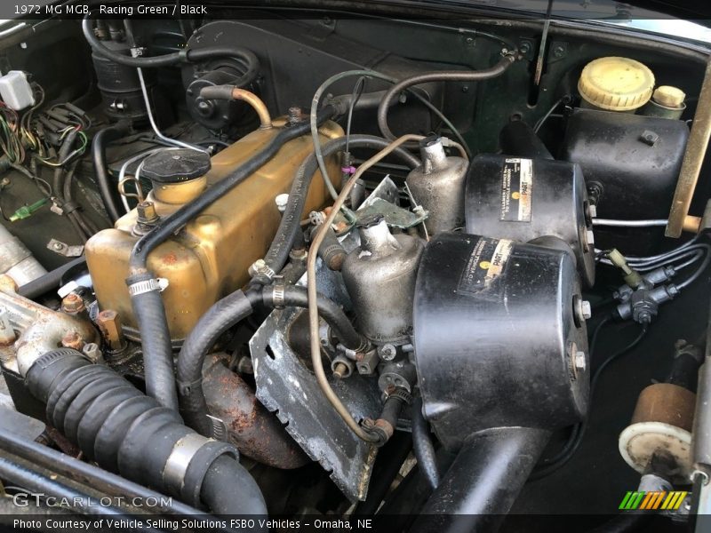  1972 MGB  Engine - 1.8 Liter OHV 8-Valve 4 Cylinder