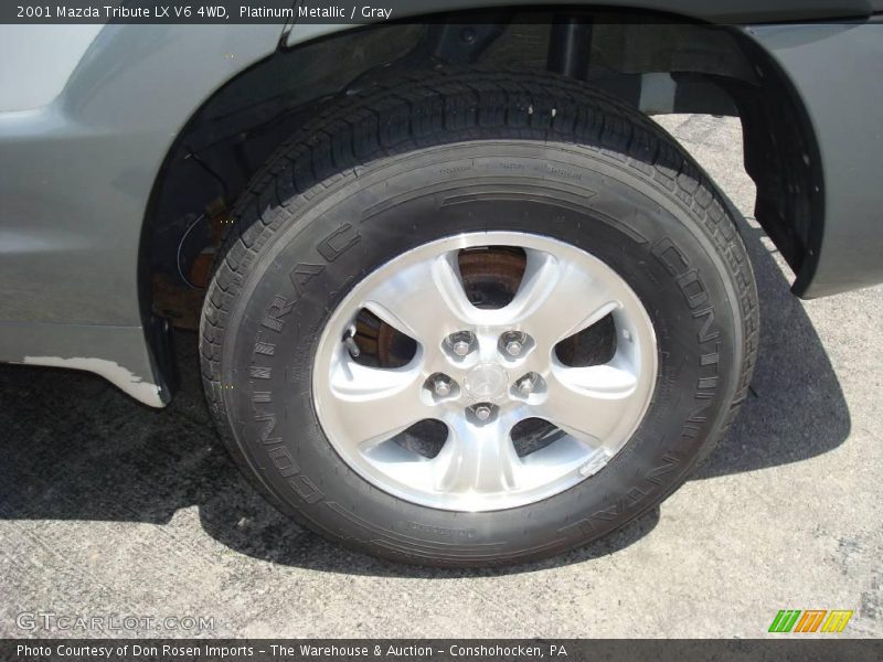 Platinum Metallic / Gray 2001 Mazda Tribute LX V6 4WD