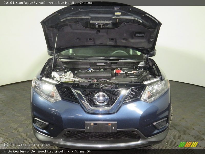 Arctic Blue Metallic / Charcoal 2016 Nissan Rogue SV AWD