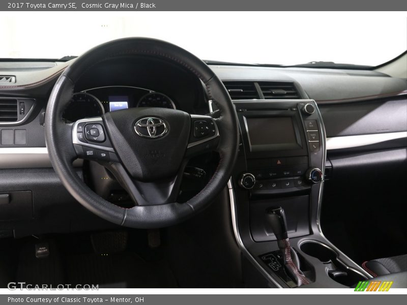 Cosmic Gray Mica / Black 2017 Toyota Camry SE