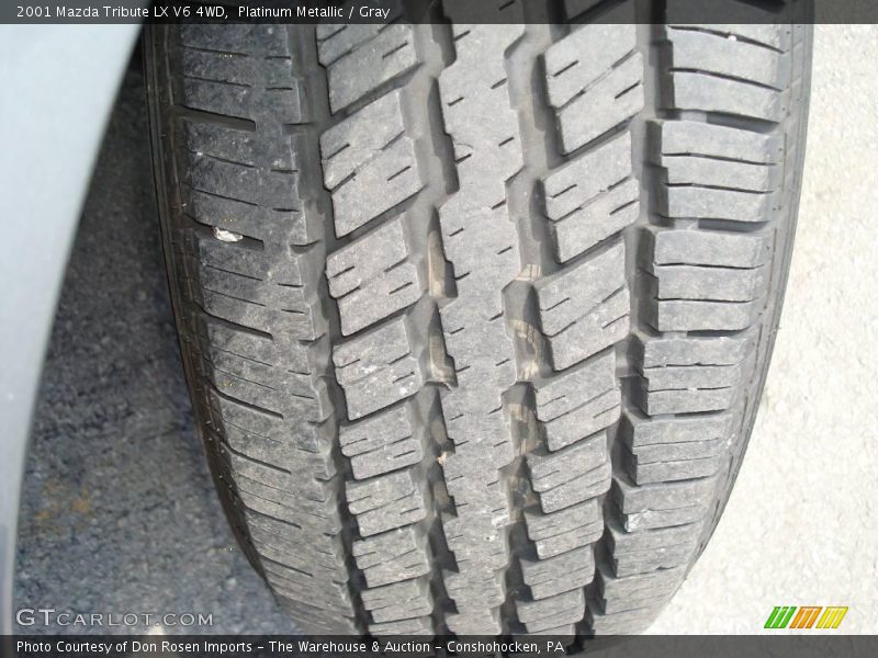 Platinum Metallic / Gray 2001 Mazda Tribute LX V6 4WD