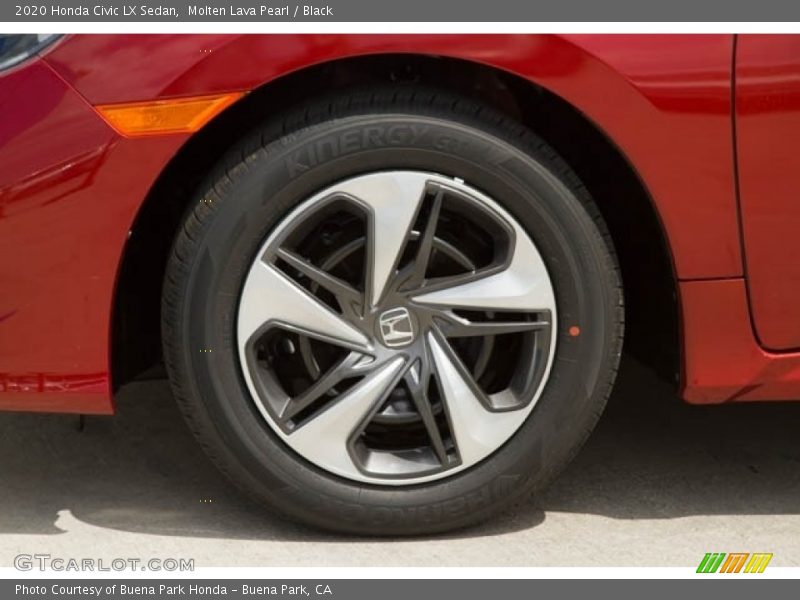 Molten Lava Pearl / Black 2020 Honda Civic LX Sedan