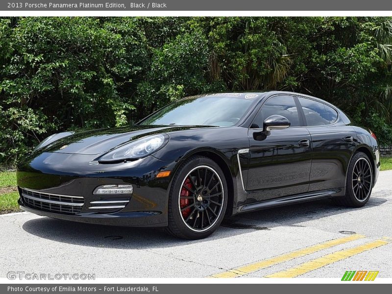 Black / Black 2013 Porsche Panamera Platinum Edition