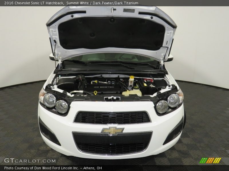 Summit White / Dark Pewter/Dark Titanium 2016 Chevrolet Sonic LT Hatchback