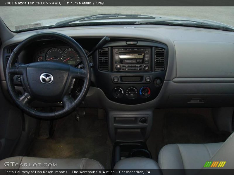 Platinum Metallic / Gray 2001 Mazda Tribute LX V6 4WD