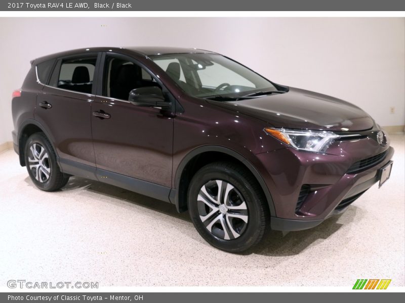 Black / Black 2017 Toyota RAV4 LE AWD