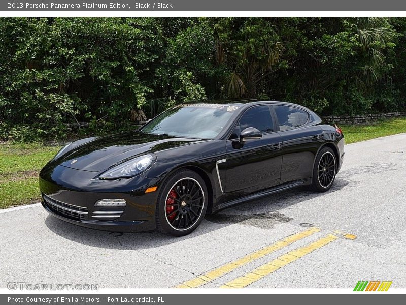 Black / Black 2013 Porsche Panamera Platinum Edition