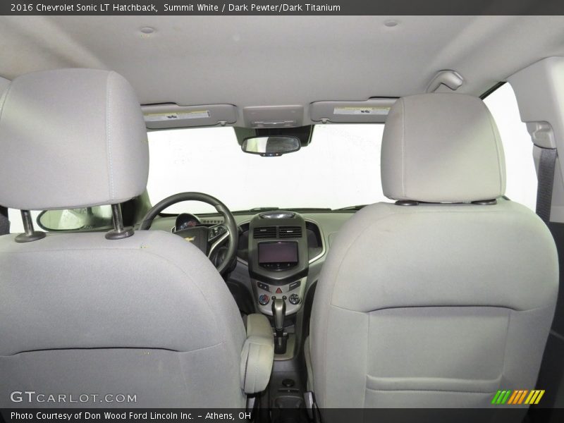 Summit White / Dark Pewter/Dark Titanium 2016 Chevrolet Sonic LT Hatchback