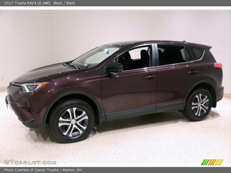 Black / Black 2017 Toyota RAV4 LE AWD