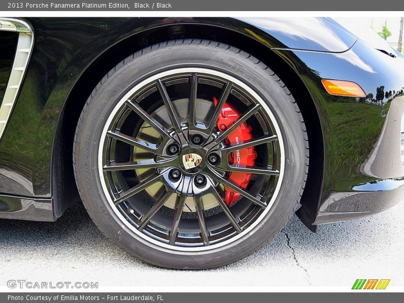 Black / Black 2013 Porsche Panamera Platinum Edition