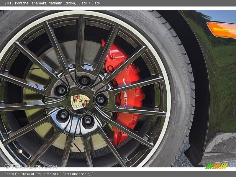 Black / Black 2013 Porsche Panamera Platinum Edition