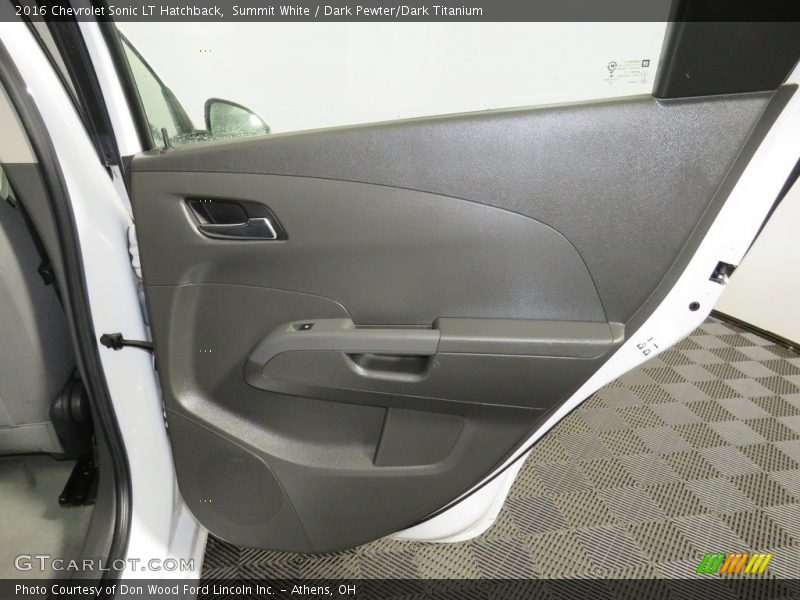 Summit White / Dark Pewter/Dark Titanium 2016 Chevrolet Sonic LT Hatchback