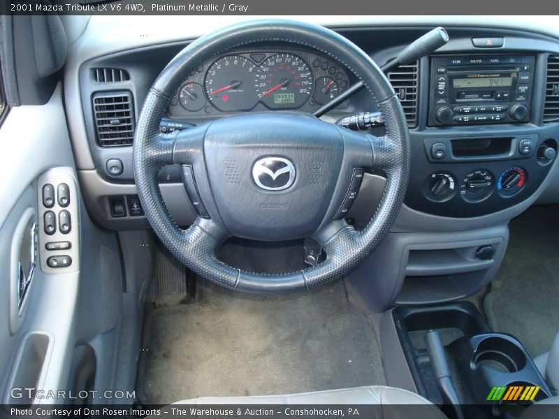 Platinum Metallic / Gray 2001 Mazda Tribute LX V6 4WD