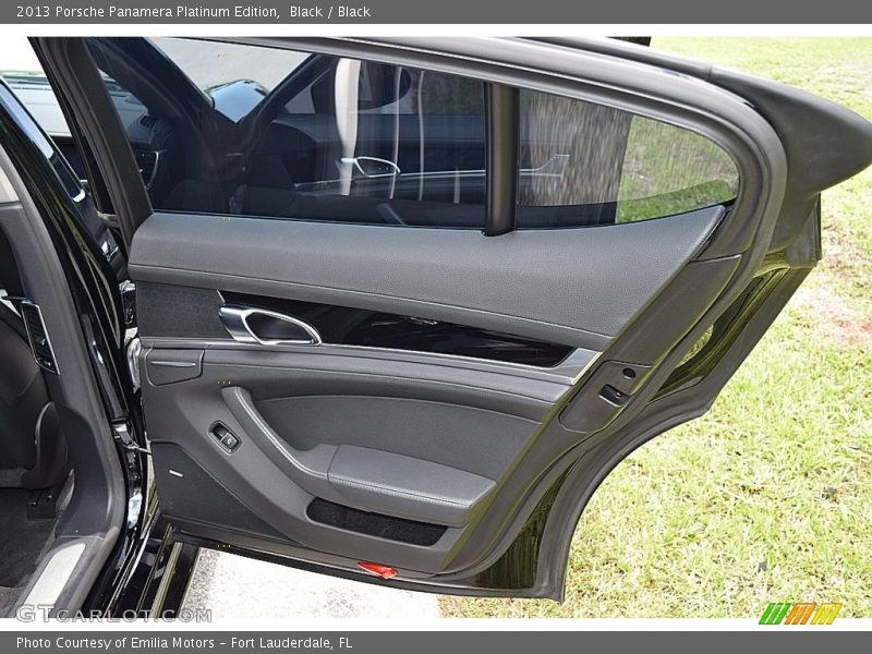 Black / Black 2013 Porsche Panamera Platinum Edition