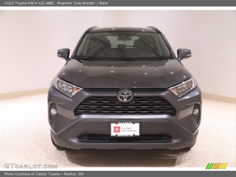 Magnetic Gray Metallic / Black 2020 Toyota RAV4 XLE AWD