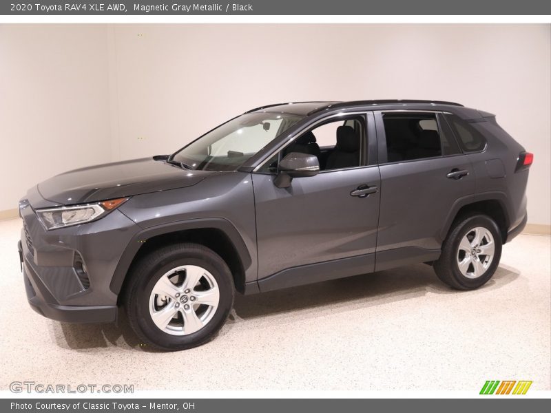Magnetic Gray Metallic / Black 2020 Toyota RAV4 XLE AWD