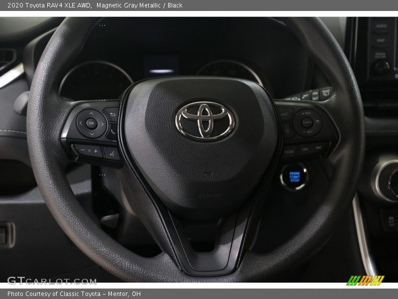 Magnetic Gray Metallic / Black 2020 Toyota RAV4 XLE AWD