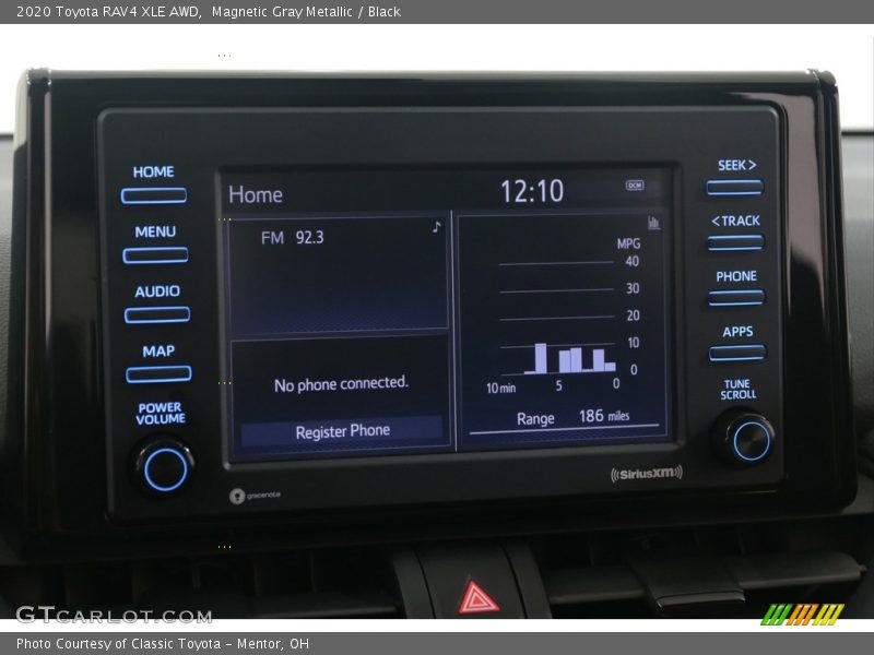 Magnetic Gray Metallic / Black 2020 Toyota RAV4 XLE AWD