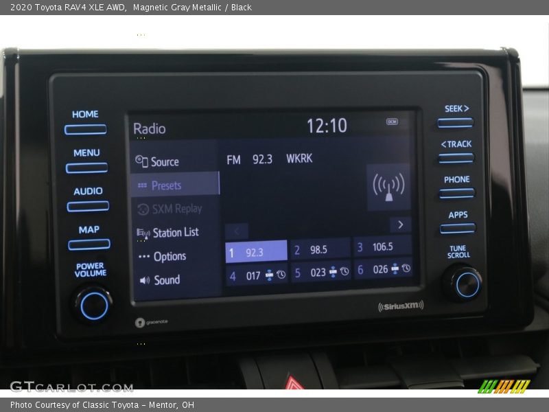 Magnetic Gray Metallic / Black 2020 Toyota RAV4 XLE AWD