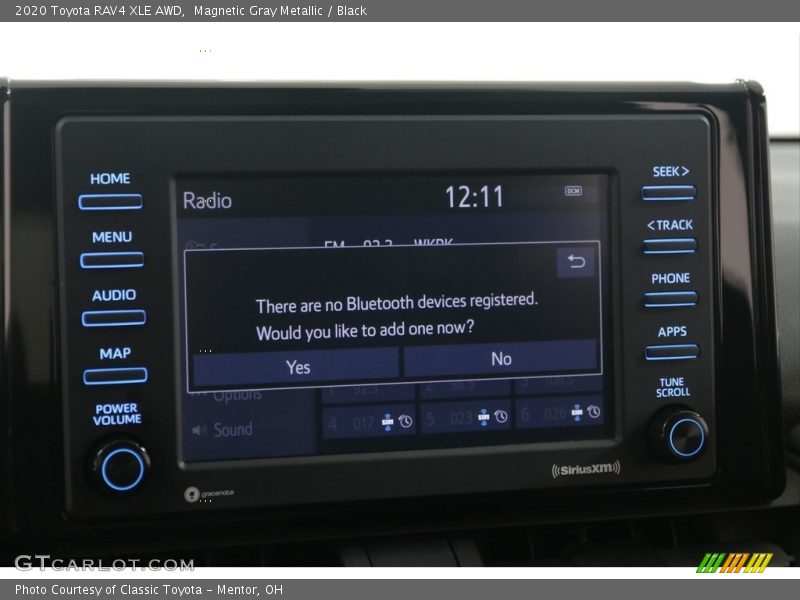 Magnetic Gray Metallic / Black 2020 Toyota RAV4 XLE AWD