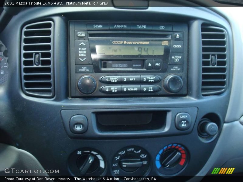 Platinum Metallic / Gray 2001 Mazda Tribute LX V6 4WD