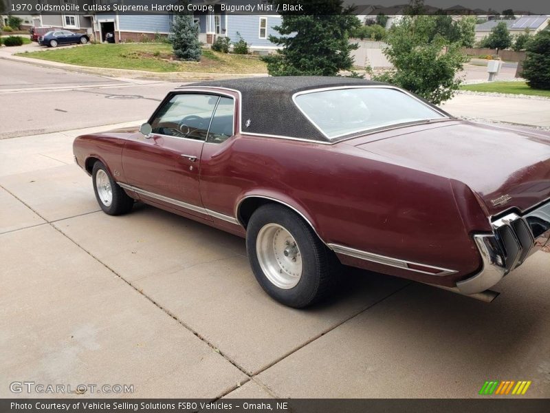  1970 Cutlass Supreme Hardtop Coupe Bugundy Mist