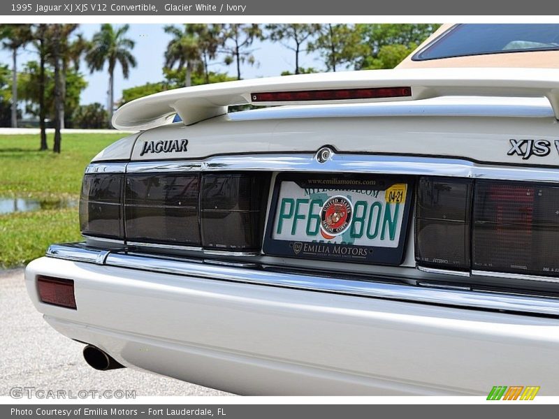 Glacier White / Ivory 1995 Jaguar XJ XJS V12 Convertible