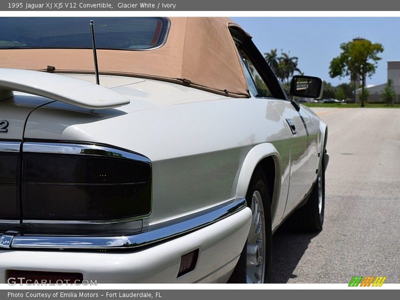 Glacier White / Ivory 1995 Jaguar XJ XJS V12 Convertible