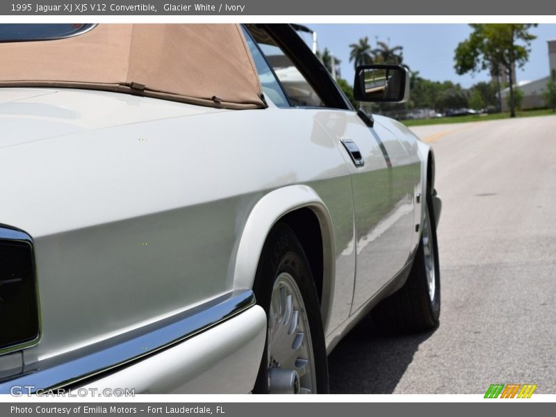 Glacier White / Ivory 1995 Jaguar XJ XJS V12 Convertible