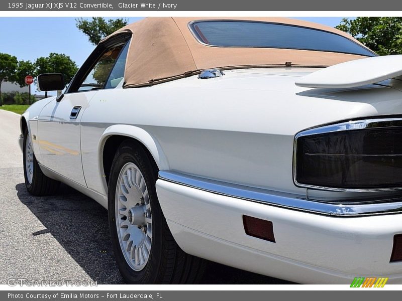 Glacier White / Ivory 1995 Jaguar XJ XJS V12 Convertible