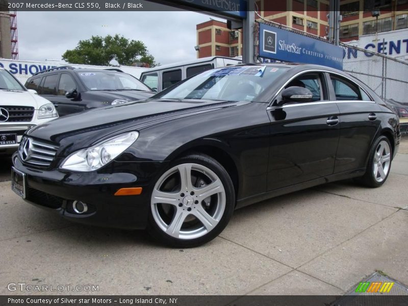 Black / Black 2007 Mercedes-Benz CLS 550