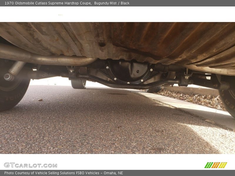 Undercarriage of 1970 Cutlass Supreme Hardtop Coupe