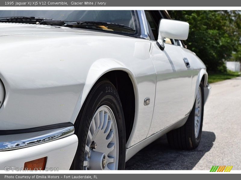 Glacier White / Ivory 1995 Jaguar XJ XJS V12 Convertible