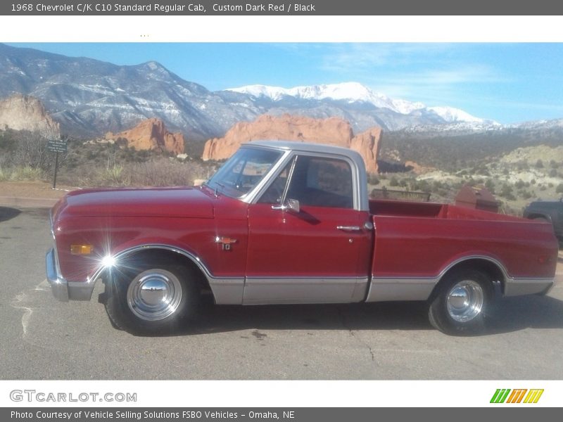  1968 C/K C10 Standard Regular Cab Custom Dark Red