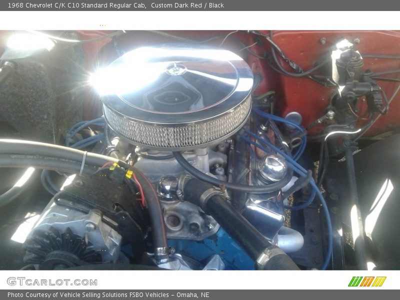 Custom Dark Red / Black 1968 Chevrolet C/K C10 Standard Regular Cab