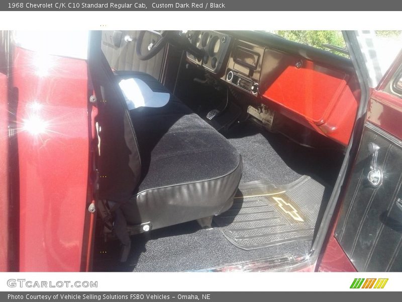 Custom Dark Red / Black 1968 Chevrolet C/K C10 Standard Regular Cab
