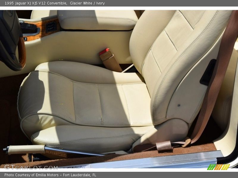 Front Seat of 1995 XJ XJS V12 Convertible