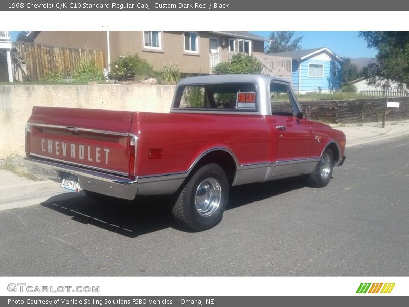  1968 C/K C10 Standard Regular Cab Custom Dark Red