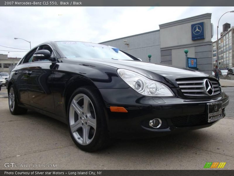 Black / Black 2007 Mercedes-Benz CLS 550