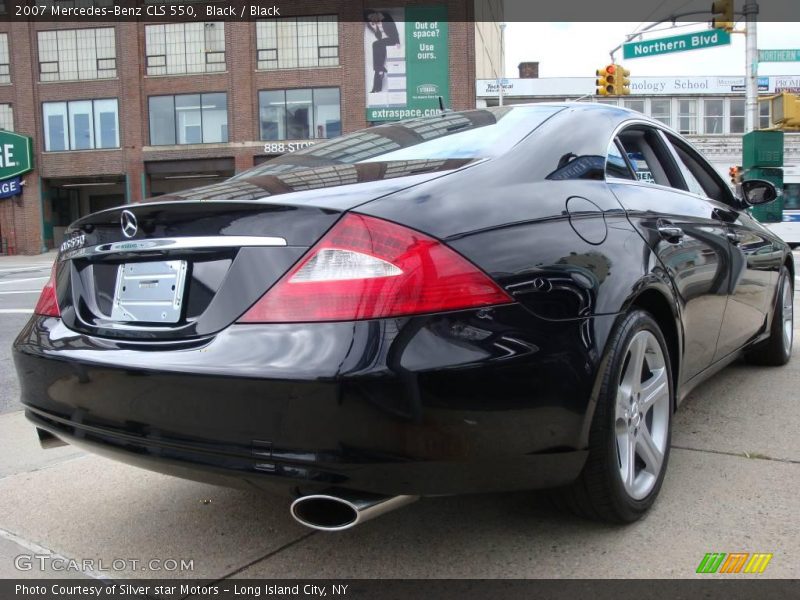 Black / Black 2007 Mercedes-Benz CLS 550