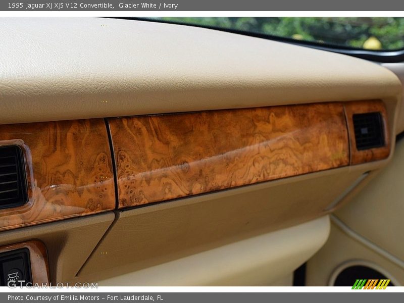 Glacier White / Ivory 1995 Jaguar XJ XJS V12 Convertible