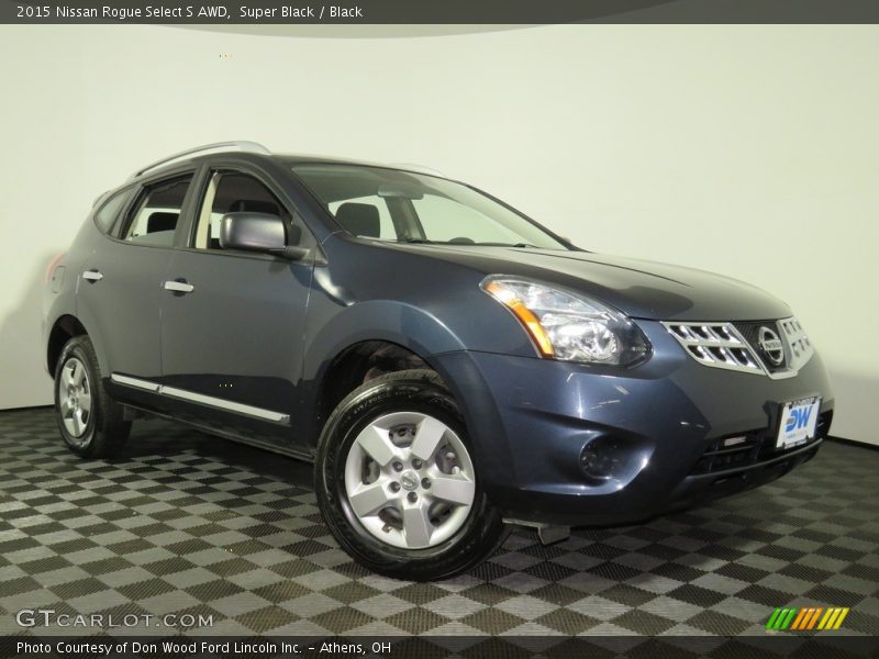 Super Black / Black 2015 Nissan Rogue Select S AWD